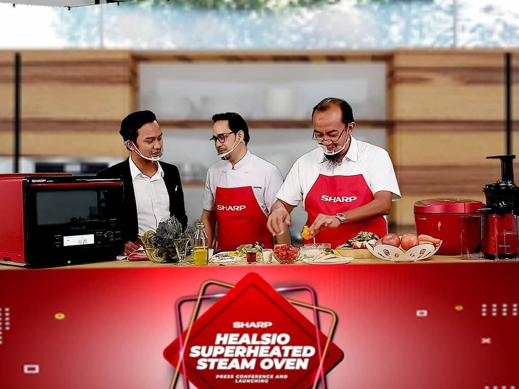 SHARP Sasar Kaum Urban dengan Meluncurkan Alat Masak Pintar Healsio Superheated Steam Oven